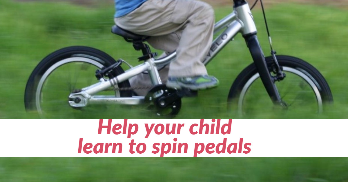 Parent Help:  My child is a balance bike master, but struggles with pedaling.  Help!