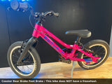Alpha One / MkII / Party Pink / Good / (OUTLET) — Coaster Rear Brake Foot Brake / This bike does NOT have a freewheel.