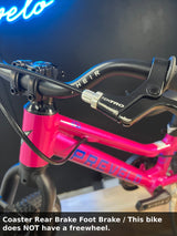 Alpha One / MkII / Party Pink / Good / (OUTLET) — Coaster Rear Brake Foot Brake / This bike does NOT have a freewheel.